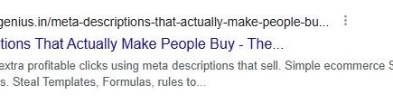 Meta Descriptions That Actually Make People Buy – The simplest SEO hack for your Ecommerce and Business website Meta Descriptions That Actually Make People Buy – The simplest SEO hack for your Ecommerce and Business website