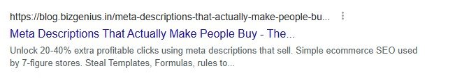 Meta Descriptions That Actually Make People Buy – The simplest SEO hack for your Ecommerce and Business website